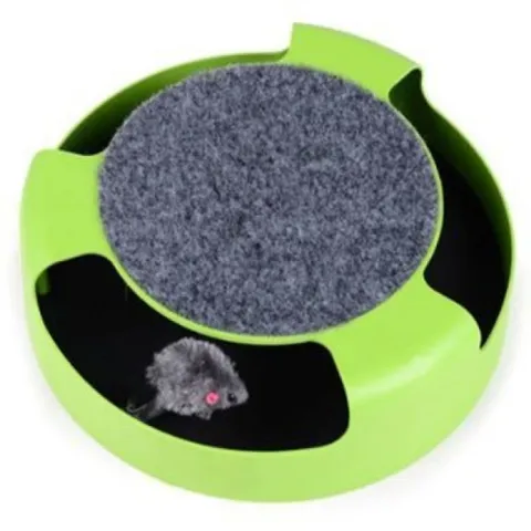 쥐돌이 런닝머신 고양이 장난감(그린) 켓토이