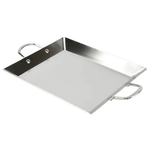 스텐 사각볶음팬 소 사각철판 인덕션볶음팬 곱창철판 볶음판 떡볶이판 떡볶이팬