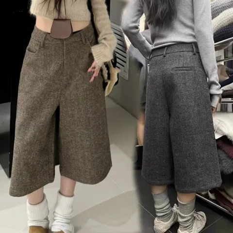 2색상 [CESS] 폴리모직 99MN10 7부팬츠