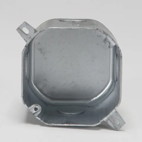 현대배관 철 매입BOX 팔각 75MM 데크용 낱개판매