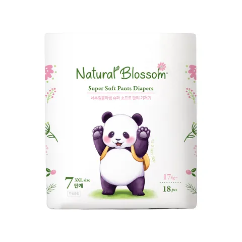 비건기저귀 팬티 7단계(3XL) 18매x1팩