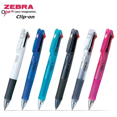 제브라 유성펜 클립온 사색볼펜 0.7 유성펜 클립온 사색볼펜
