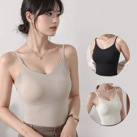 나일론슬링캡나시 여자 끈나시 브라탑 런닝 브라렛 브라나시 캡런닝 브라탑 브라 나시