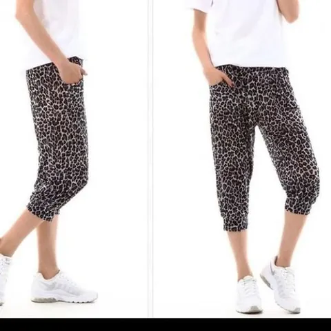 [하프클럽] ONM SY호피그레이 아이스 7부바지 단기판매용