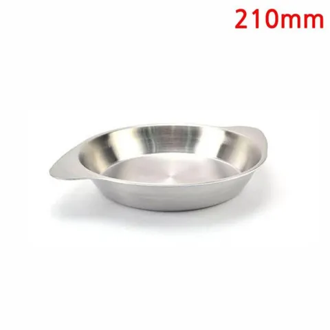 ksr 일체형 스텐 빠에야냄비 인덕션겸용 210mm 빠에야 스텐전골냄비 인덕션냄비