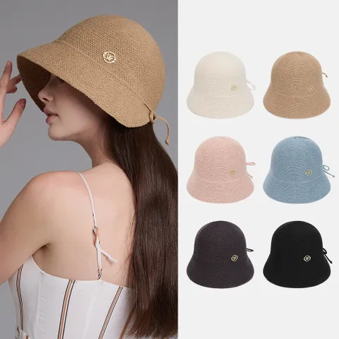 리본 보닛햇 보르도 (6 colors)