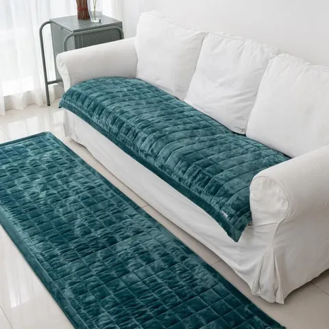 65x260 6인용 에메랄드그린 쇼파패드 소파패드 쇼파매 겨울쇼파패드 소파덮개 밍크쇼파커버