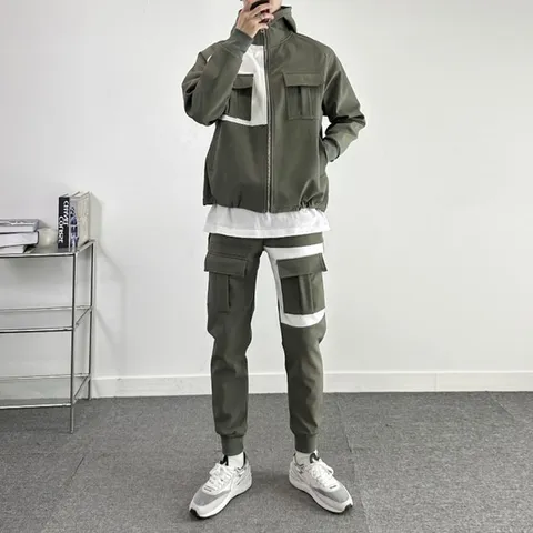 [브리치] 클라쓰업 / 클라쓰업 기모 후드집업 트레이닝세트 4컬러 6502