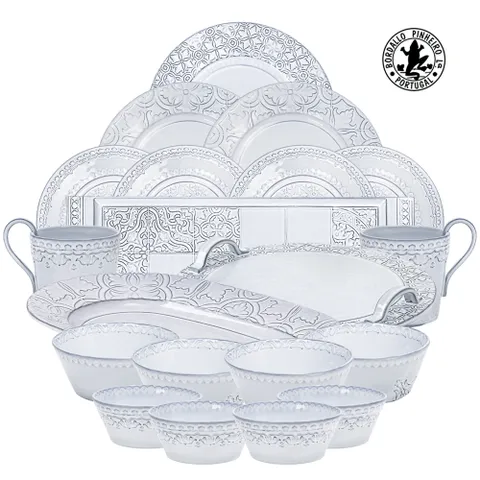 보르달로 핀헤이로 포르투갈 수입 빈티지 그릇 식기세트 루아노바 4인홈세트 20P