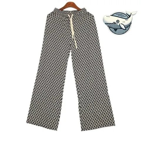 [오노마] ONM 시원한 여름용 와이드 팬츠 편안한 실내복 패턴 (32104252)