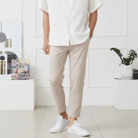 [브리치] 더제이엘 / 남자 여름 9부 슬랙스 밴딩 바지