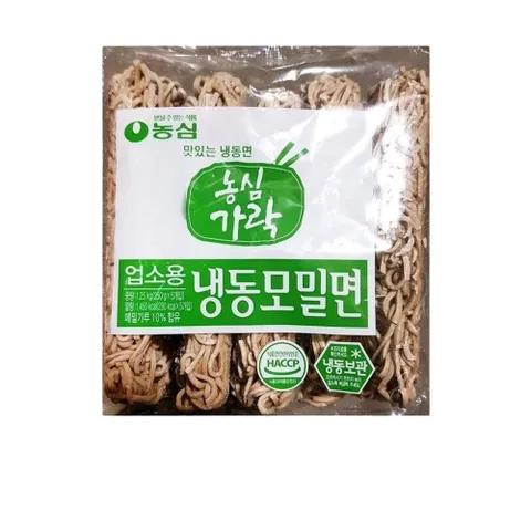식자재 유통 농심 가락 냉동모밀면 250g x5 x8개 냉동모밀면 냉동면 즉석식품 분식재료