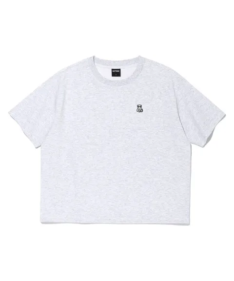 레트로베어 스트링 반팔티 LIGHT GREY (LO7TF424-071)_GJA