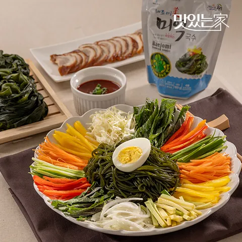해초국수 미역 다시마 톳 저칼로리 국수