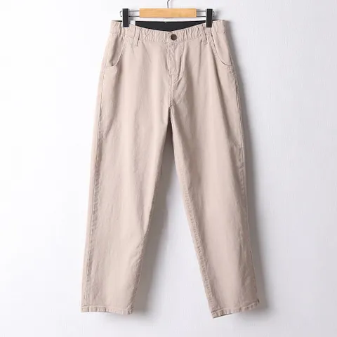 여성의류 베이직세미배기팬츠 MDF329M209 빅사이즈