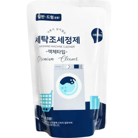 세탁조 전용 세정제 드럼세탁기용 액체 500ml 12개 코리아 부품 소모품 자재 파츠