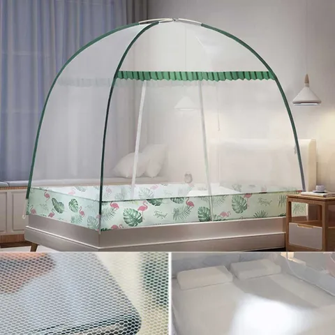 예쁜 캐노피 모기장 원터치 야외 해충망 바닥 겸용 모기장파는곳 원터치모기장텐트