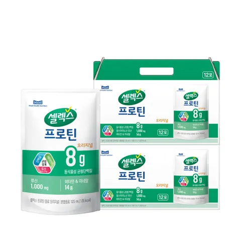 셀렉스 마시는프로틴 오리지널 파우치 12팩2박스