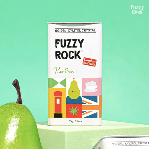 런던에디션  무설탕 자일리톨 크리스탈 캔디 페어드랍스 35g 단품