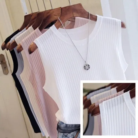 여자나시 한 매력적인 여름나시 신상 나시티 보정