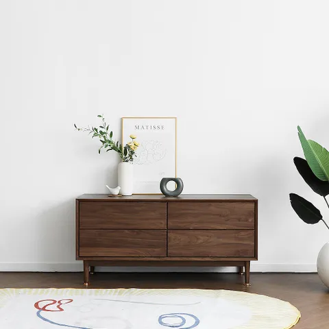 헤리티지월넛 A형 4칸서랍장 1200