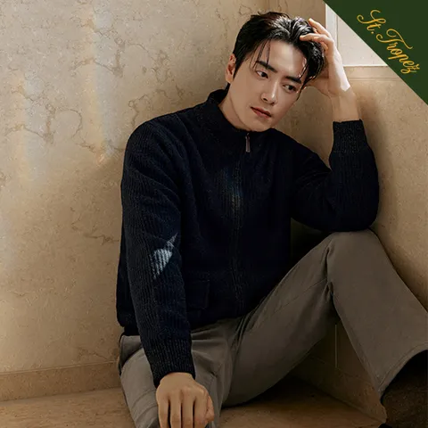 다니엘크레뮤 25FW 슈퍼파인 메리노 울 블렌드 윈드프루프 집업