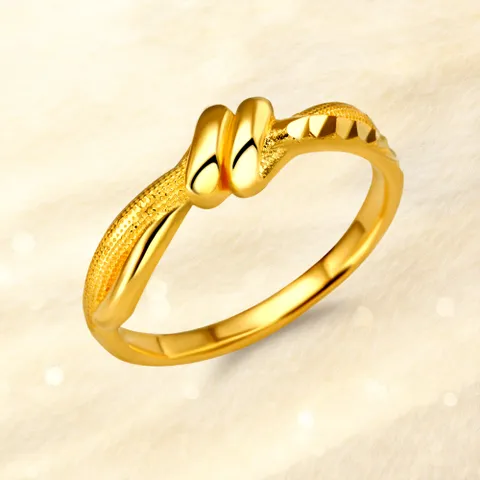 순금(3.75g) 1돈 금반지 여성 데일리 아가타 반지 24K-RG-1206