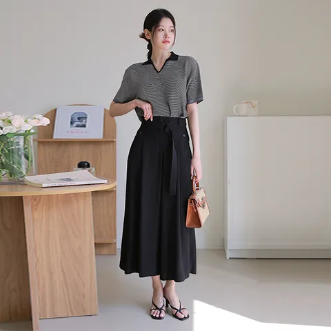 [최초가 79,900원]Major(메이져) A라인 와이드팬츠