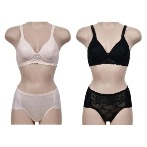 중년여성선물 데일리 패션 브라세트 노와이어 B컵