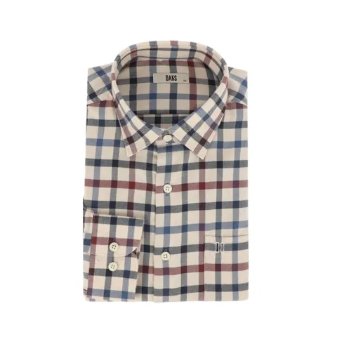 [롯데백화점](셔츠)]25F/W신상품 구김없는 일반핏 기모 체크 긴팔남방 DLW3SHCL120-I1