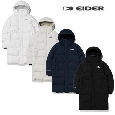 [롯데백화점] (정상)]남여공용 스테롤 S 윈드스타퍼 롱 구스 다운 패딩 DUW24537