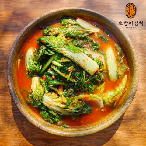 호랑이김치 시원한 어린열무 열무얼갈이 물김치 2kg