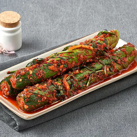 새로이김치 국내산 통 오이소박이 1kg