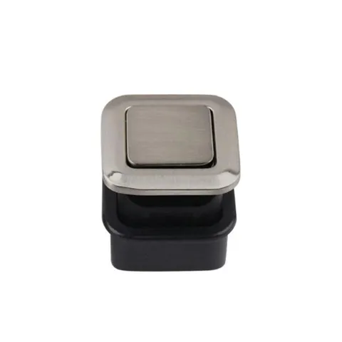 매입손잡이 니켈 사각 원터치푸쉬 매입손잡이 원터치형손잡이 사각매입손잡이