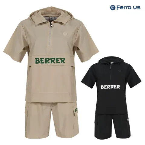 페라어스 여성 여름용 후드반집업 반바지 세트 APM5M 여성골프웨어 츄리닝셋트 반바지