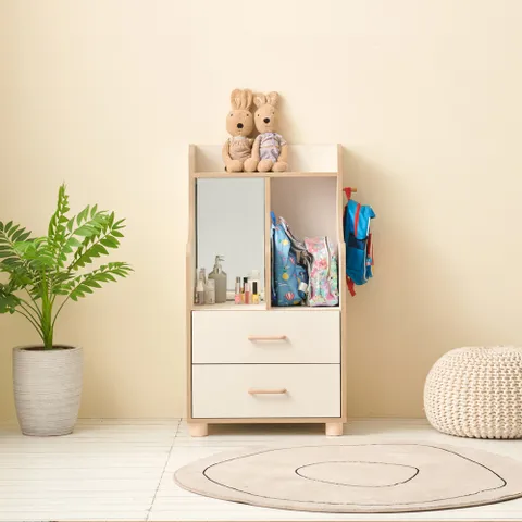 프레아 600 아이방 화장대겸 가방수납장 DO