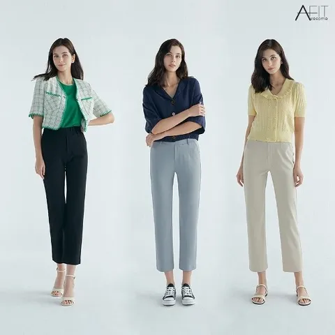 [어썸핏]23SS 여성 썸머 트리코트 팬츠 3종_637665
