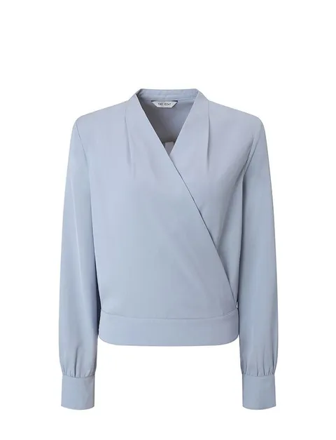 허리 밴드 랩 블라우스 IR9M0BL711-JJ