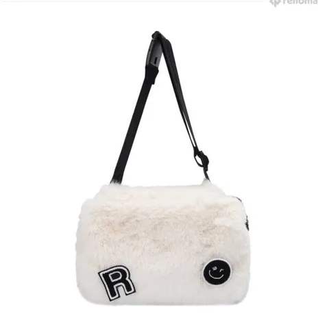 여성 브로치 장식 퍼 핸드 워머 RWAEM8889_HDD