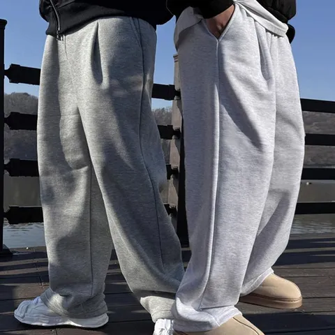 [브리치]  / (1+1특별단가) 원턱 벌룬 도톰 와이드 트레이닝 팬츠  기모옵션추가