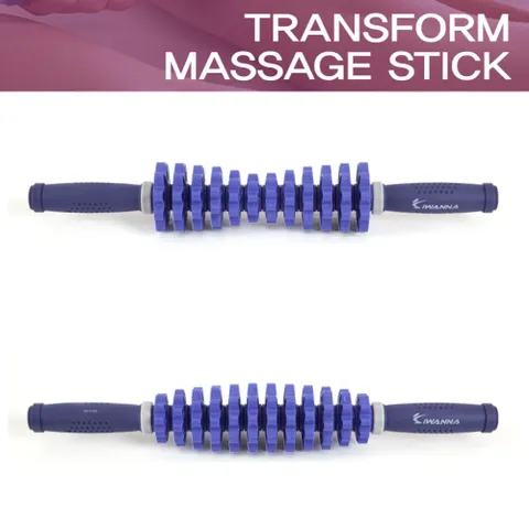 3가지 모드 변형 마사지 스틱 퍼플 악력기 마사지건 발바닥지압점 마사지볼 용천혈