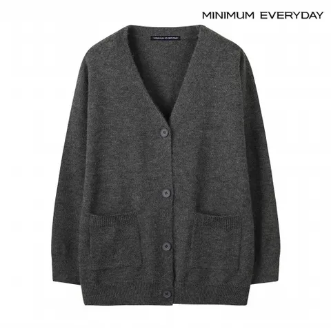 정상가:89,000원 ㅣ 에브리데이]루즈핏 포켓 브이넥 버튼 가디건 (EB4CK022D)