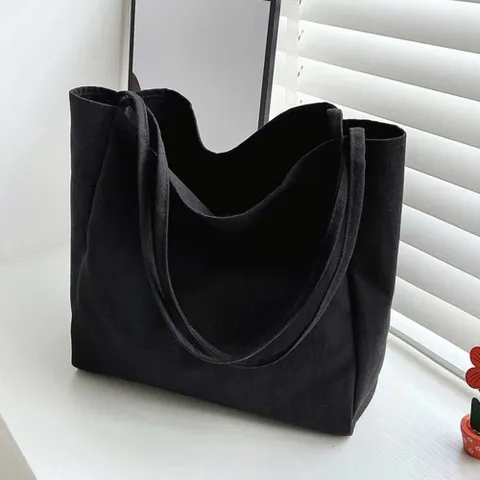 여성 직장인 학생 편한 외출 코디 패브릭 숄더 가방