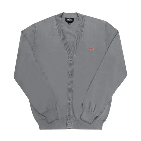 아페쎄 COGDK H22229 PLA HEATHERED GREY NEW JOSEPH 뉴 조셉 브이넥 남성 가디건