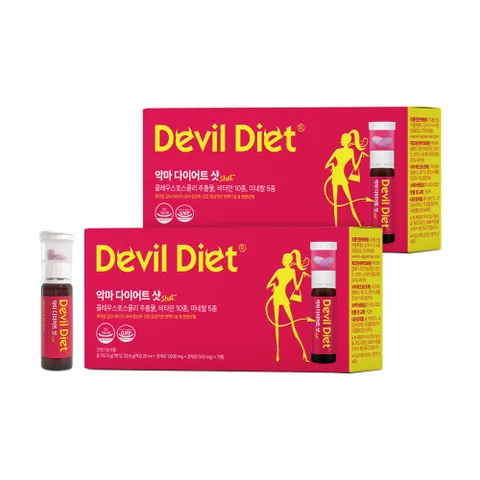 악마다이어트 샷 다이어트 보조제 체지방감소 콜레우스포스콜리 2박스
