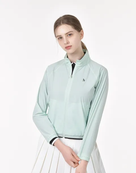 헤지스 골프 여성 [[25SS]] HWJU5B301E1 그린 여성 에센셜 여름 홑겹 바람막이