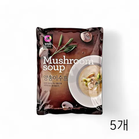 대상 양송이스프 1Kg X 5개 업소용분말 버섯스프 양송이크림스프 분말스프 양송이크림수프