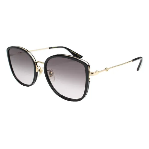 [중고명품]  블랙 플랫 금장 선글라스