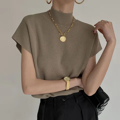 니트 티셔츠 숏 반팔니트 니트티 데일리 정장니트 모던니트 모던스타일 오피스룩 출근룩