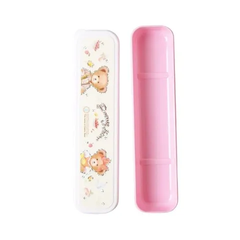 곰돌이 수저케이스 (소) 휴대용 도시락 수저통 개인수저통 개인수저케이스 도시락수저케이스